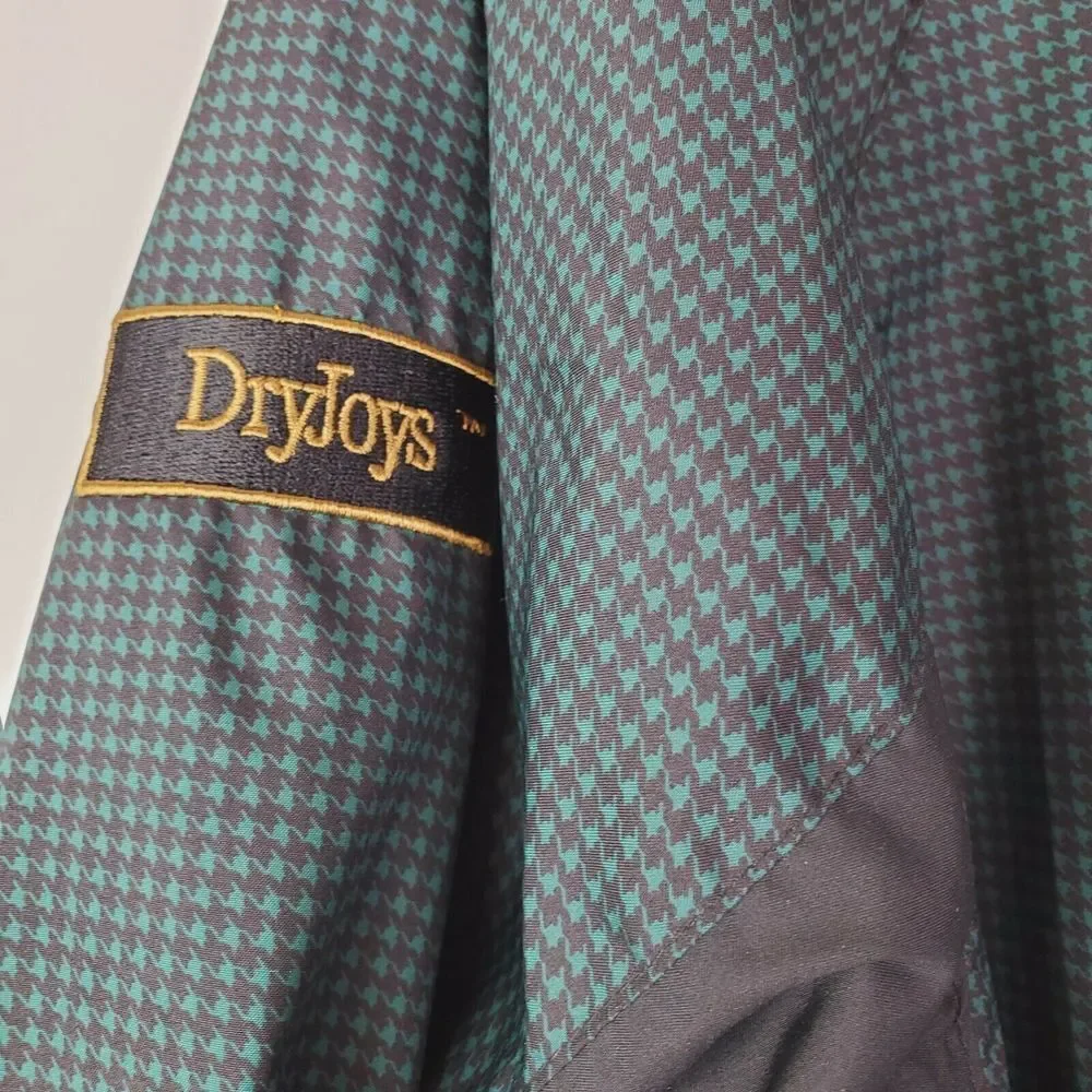 FootJoy Mens DryJoys Jacket Size‎ Medium Green Performance Houndstooth